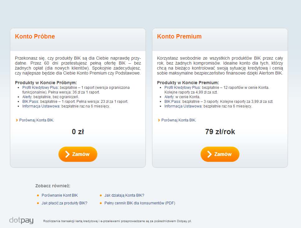 bik - rzeczywisty wybor